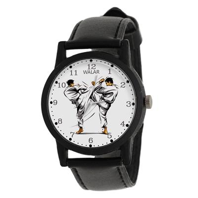ساعت مچی عقربه ای مردانه والار طرح کاراته کد lf2203