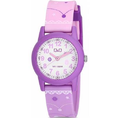 ساعت مچی عقربه ای دخترانه کیو اند کیو مدل vr99j006y