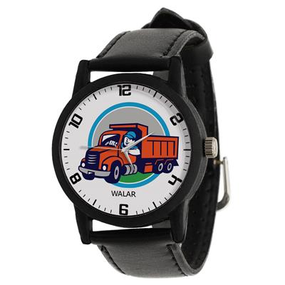 ساعت مچی عقربه ای مردانه والار طرح کامیون کد lf2859