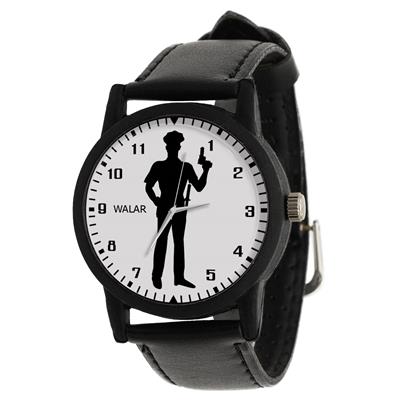 ساعت مچی عقربه ای مردانه والار طرح پلیس کد lf2857