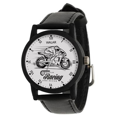 ساعت مچی عقربه ای مردانه والار طرح موتورسواری کد lf2845