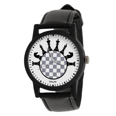 ساعت مچی عقربه ای والار طرح شطرنج کد lf2771