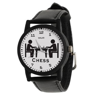 ساعت مچی عقربه ای والار طرح شطرنج کد lf2766