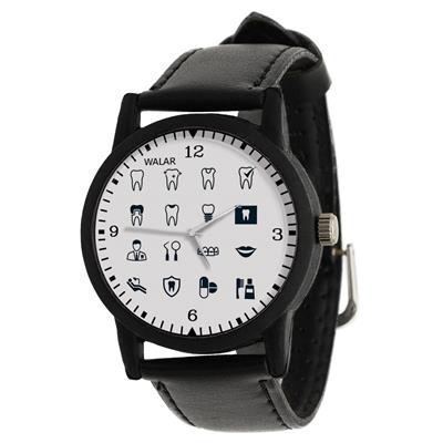 ساعت مچی عقربه ای والار طرح دندانپزشکی کد lf2788