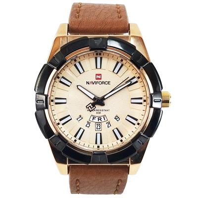ساعت مچی عقربه ای مردانه نیوی فورس مدل nf9118 brgb