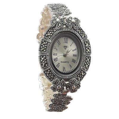 ساعت مچی عقربه ای نقره زنانه کد dn144