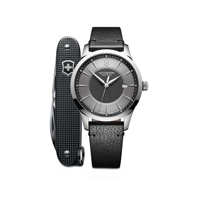 ساعت مچی عقربه ای مردانه ویکتورینوکس به همراه چاقو مدل 2418041