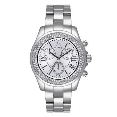 ساعت مچی عقربه ای زنانه جی کی بی اس مدل sn 2406 ss