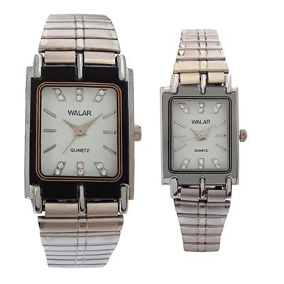 ست ساعت مچی عقربه ای زنانه و مردانه والار کد 1106