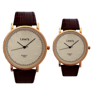 ست ساعت مچی عقربه ای زنانه و مردانه کد 1320