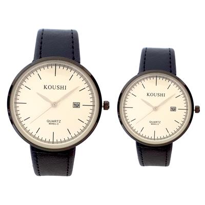 ست ساعت مچی عقربه ای زنانه و مردانه کوشی کد 8699d
