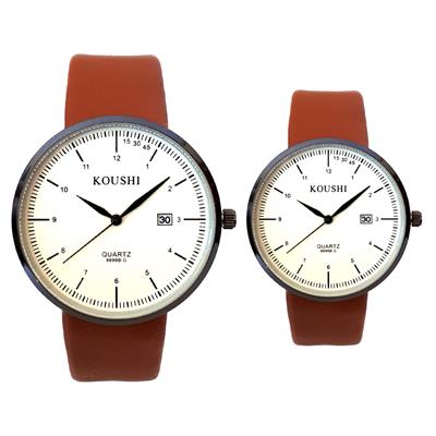 ست ساعت مچی عقربه ای زنانه و مردانه کوشی کد 8699b