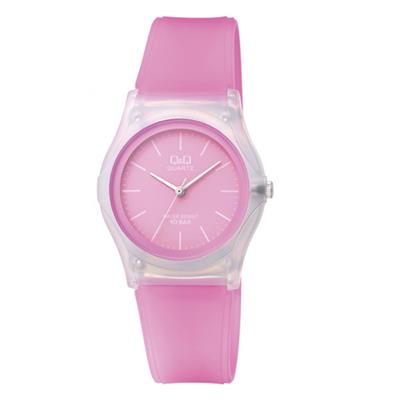 ساعت مچی عقربه ای دخترانه کیو اند کیو کد vq04j007y