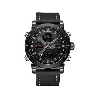 ساعت مچی عقربه ای مردانه نیوی فورس مدل nf9132 bgyb