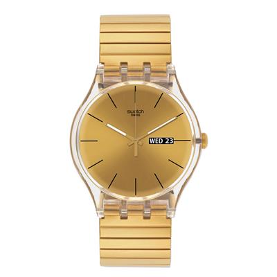 ساعت مچی عقربه ای سواچ مدل suok702a