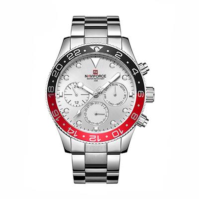 ساعت مچی عقربه ای مردانه نیوی فورس کد nf9147whre st