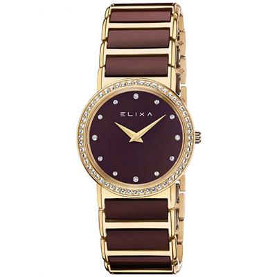 ساعت مچی عقربه ای زنانه الیکسا مدل e100 l394