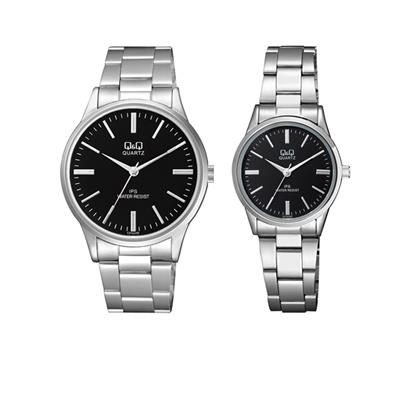 ست ساعت مچی عقربه ای زنانه و مردانه کیو اند کیو کد c214j202y