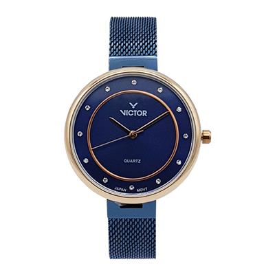 ساعت مچی عقربه ای زنانه ویکتور مدل v1318 05