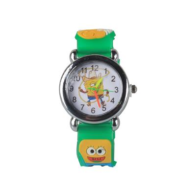 ساعت مچی عقربه ای پسرانه طرح باب اسفنجی مدل s1