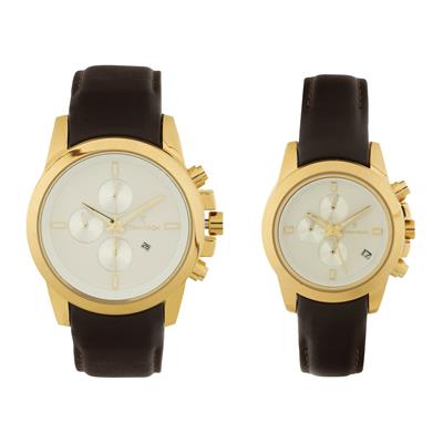 ست ساعت مچی عقربه ای زنانه و مردانه کد a 2215