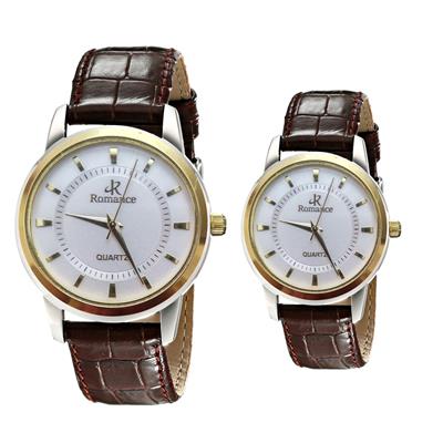 ست ساعت مچی عقربه ای زنانه و مردانه رومنس کد rm 055m