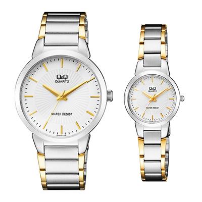 ست ساعت مچی عقربه ای زنانه و مردانه کیو اند کیو کد qa42j401y