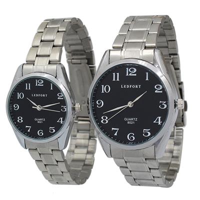 ست ساعت مچی عقربه ای زنانه و مردانه لدفورت کد dgsu 0044
