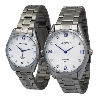 ست ساعت مچی عقربه ای زنانه و مردانه لدفورت کد dgsu 0045