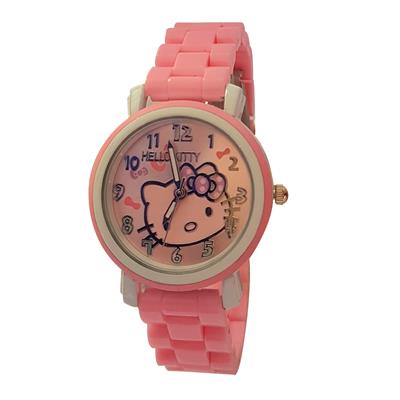 ساعت مچی عقربه ای دخترانه طرح کیتی کد a kiti r