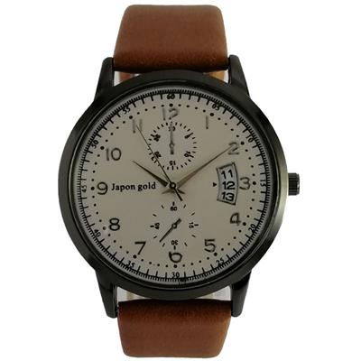 ساعت مچی عقربه ای مردانه ژاپن گلد کد pm01
