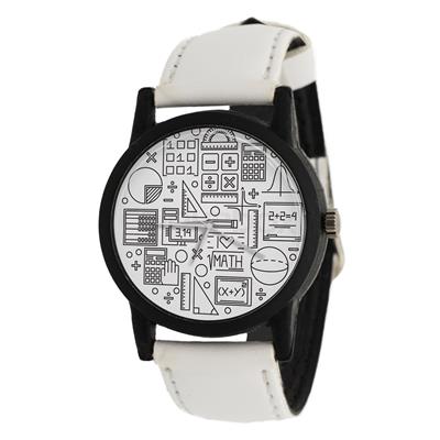 ساعت مچی عقربه ای طرح هندسه مدل lf1403