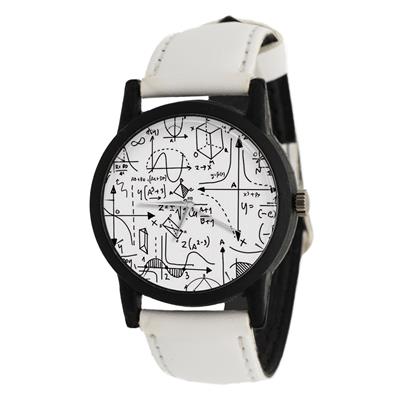 ساعت مچی عقربه ای طرح ریاضی مدل lf1402