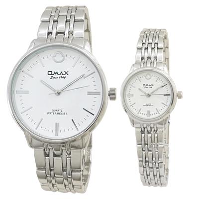 ست ساعت مچی عقربه ای زنانه و مردانه اوماکس مدل 00hbj939