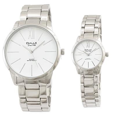 ست ساعت مچی عقربه ای زنانه و مردانه اوماکس مدل 00hsj771