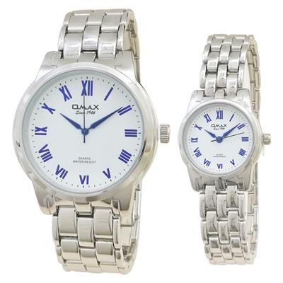 ست ساعت مچی عقربه ای زنانه و مردانه اوماکس مدل 00hsaj859