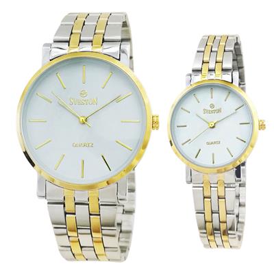 ست ساعت مچی عقربه ای زنانه و مردانه سوستون مدل sv 1875