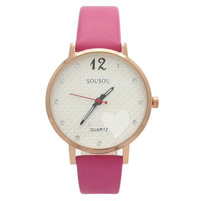 ساعت مچی عقربه ای زنانه سوسو مدل heart 2558