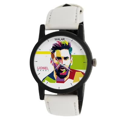 ساعت مچی عقربه ای مردانه والار طرح لیونل مسی مدل lf1389