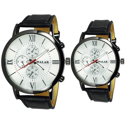 ست ساعت مچی عقربه ای زنانه و مردانه والار مدل wall bl 06