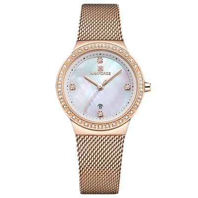 ساعت مچی عقربه ای زنانه نیوی فورس مدل nf5005 rg wh