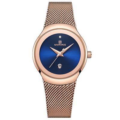 ساعت مچی عقربه ای زنانه نیوی فورس مدل nf5004 rg bl