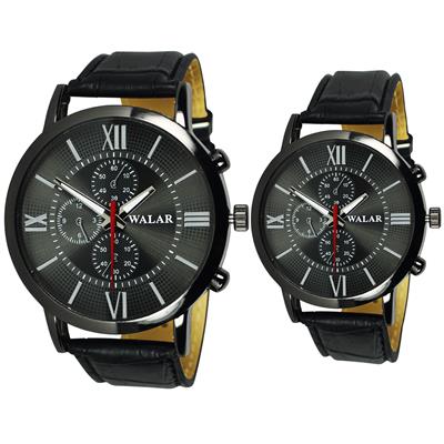 ست ساعت مچی عقربه ای زنانه و مردانه والار مدل wall bl 03