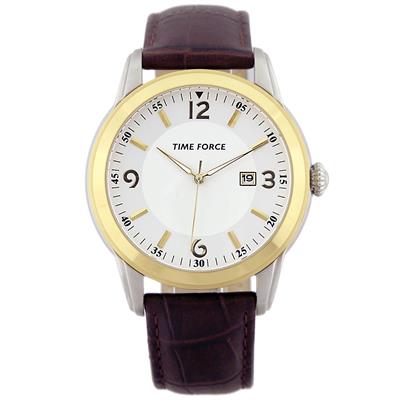 ساعت مچی عقربه ای مردانه تایم فورس مدل tf4098m09