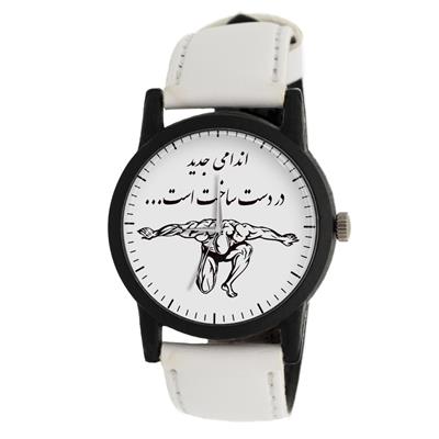 ساعت مچی عقربه ای مردانه طرح بدنسازی مدل lf1364