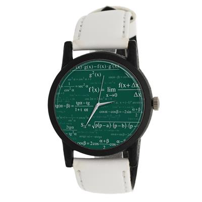 ساعت مچی عقربه ای طرح ریاضی مدل lf1472