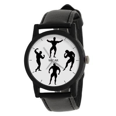 ساعت مچی عقربه ای مردانه طرح بدنسازی مدل lf1275