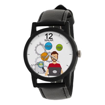 ساعت مچی عقربه ای مردانه والار طرح برنامه نویس مدل lf1273