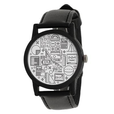 ساعت مچی عقربه ای طرح هندسه مدل lf1272