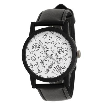 ساعت مچی عقربه ای طرح شیمی مدل lf1270